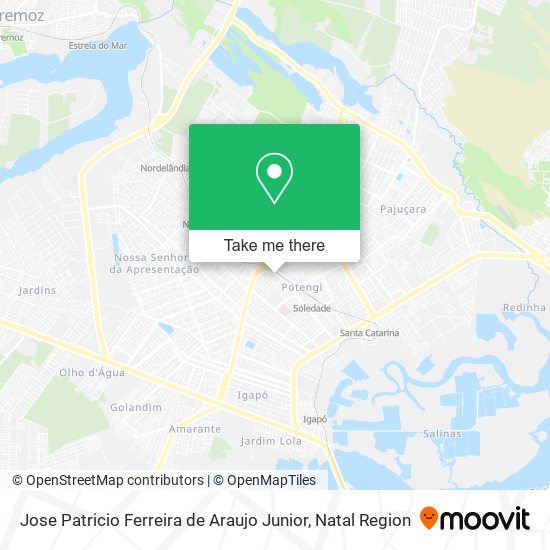 Jose Patricio Ferreira de Araujo Junior map