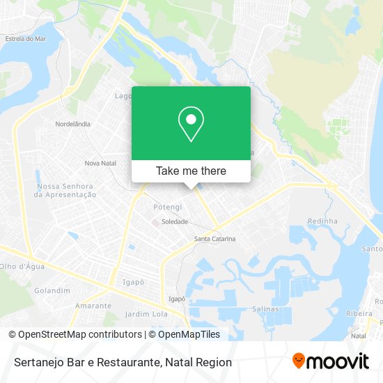 Sertanejo Bar e Restaurante map