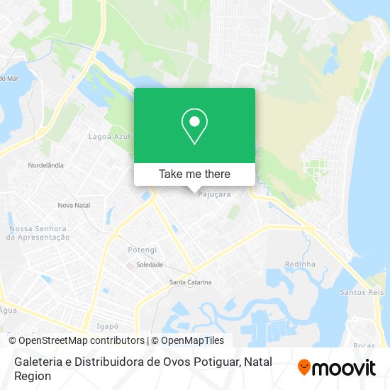 Galeteria e Distribuidora de Ovos Potiguar map