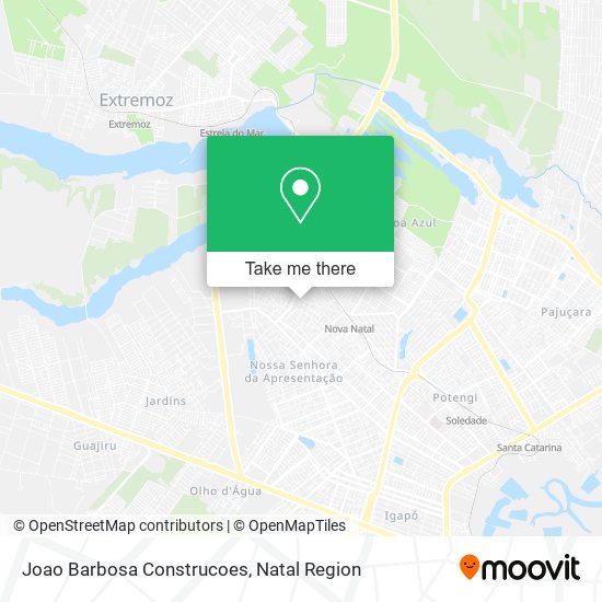 Joao Barbosa Construcoes map