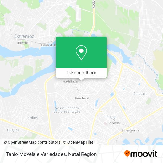 Mapa Tanio Moveis e Variedades