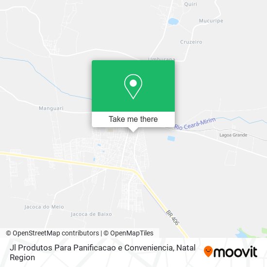 Mapa Jl Produtos Para Panificacao e Conveniencia