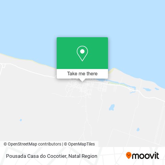 Pousada Casa do Cocotier map