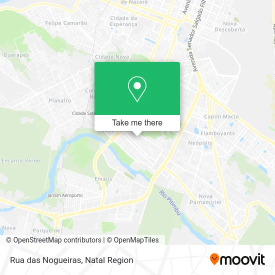 Rua das Nogueiras map