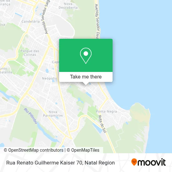 Rua Renato Guilherme Kaiser 70 map