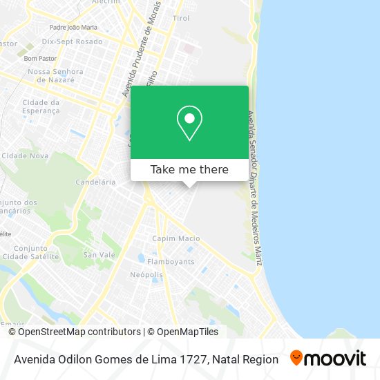 Avenida Odilon Gomes de Lima 1727 map