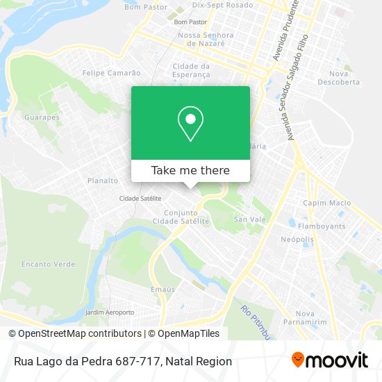 Mapa Rua Lago da Pedra 687-717