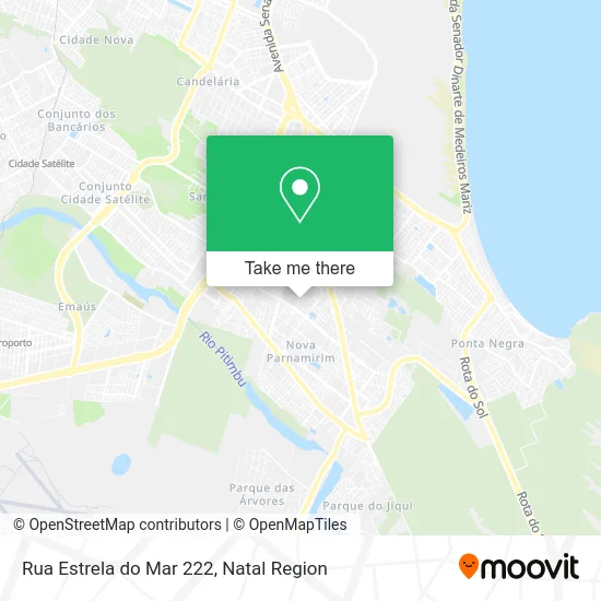 Rua Estrela do Mar 222 map