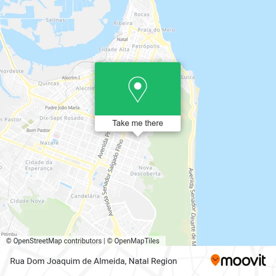 Rua Dom Joaquim de Almeida map