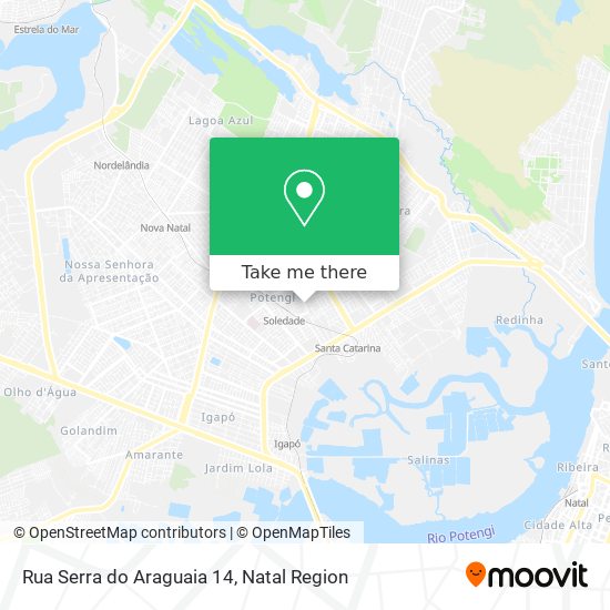 Mapa Rua Serra do Araguaia 14