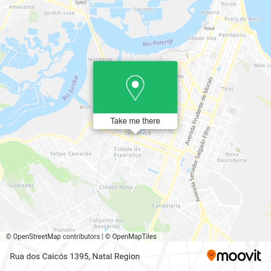 Rua dos Caicós 1395 map