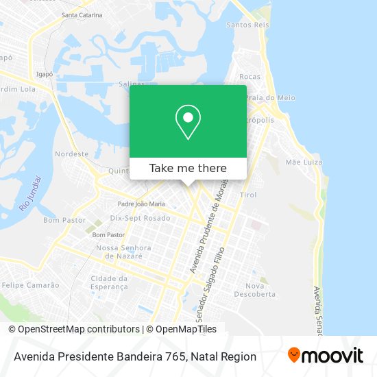 Avenida Presidente Bandeira 765 map