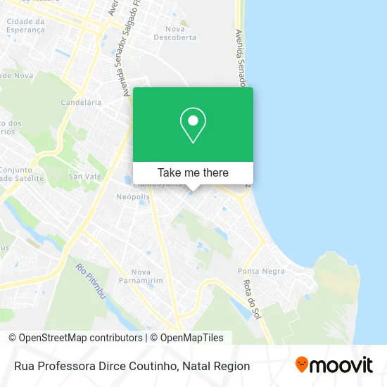 Rua Professora Dirce Coutinho map