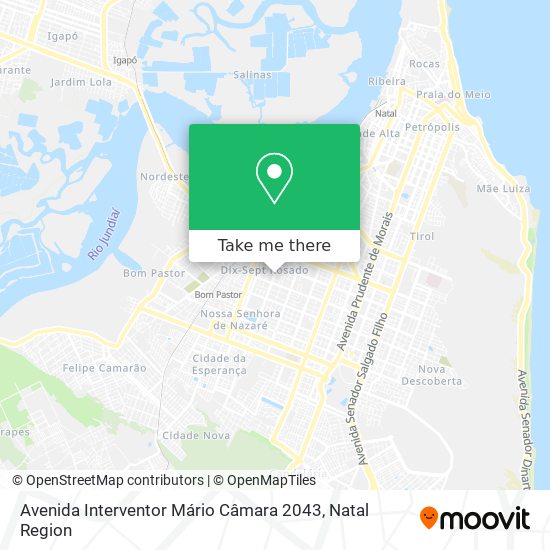 Avenida Interventor Mário Câmara 2043 map