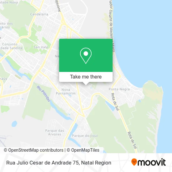 Rua Julio Cesar de Andrade 75 map