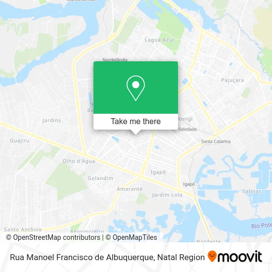 Rua Manoel Francisco de Albuquerque map