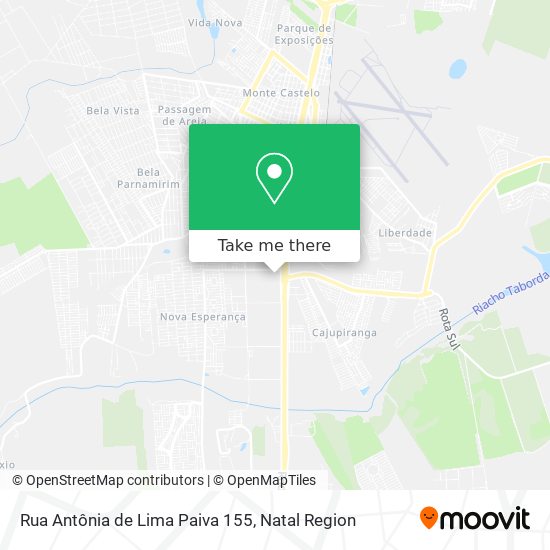 Rua Antônia de Lima Paiva 155 map