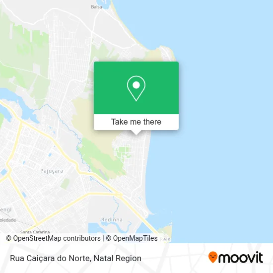 Rua Caiçara do Norte map