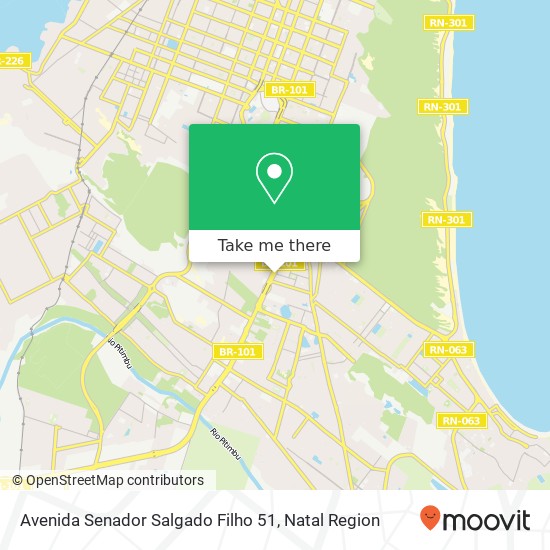 Avenida Senador Salgado Filho 51 map