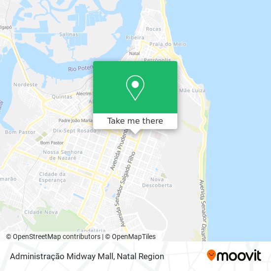 Administração Midway Mall map