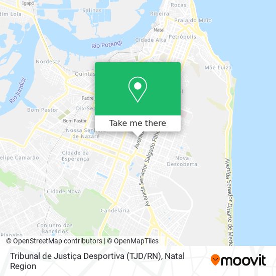 Tribunal de Justiça Desportiva (TJD / RN) map