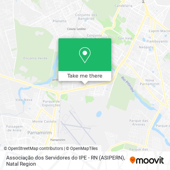 Associação dos Servidores do IPE - RN (ASIPERN) map