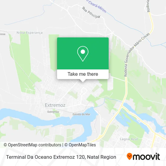 Terminal Da Oceano Extremoz 120 map