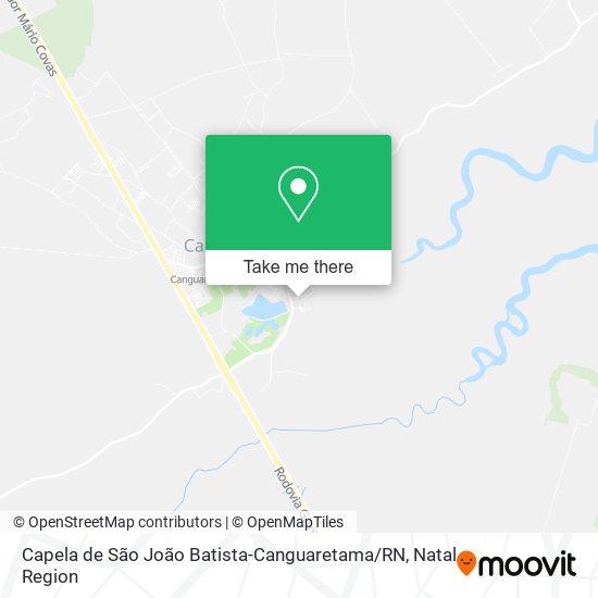 Capela de São João Batista-Canguaretama / RN map