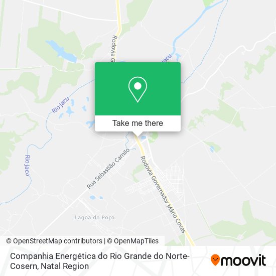 Mapa Companhia Energética do Rio Grande do Norte-Cosern