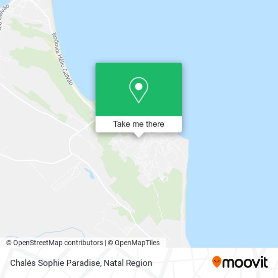 Chalés Sophie Paradise map