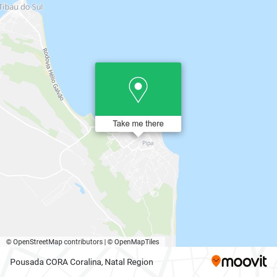 Pousada CORA Coralina map