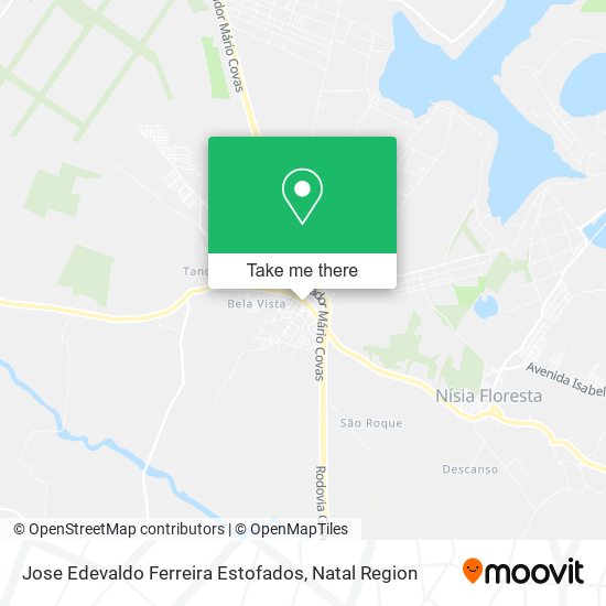 Mapa Jose Edevaldo Ferreira Estofados