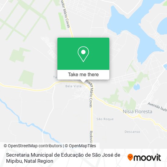 Secretaria Municipal de Educação de São José de Mipibu map