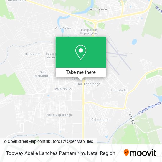Topway Acai e Lanches Parnamirim map