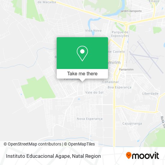 Instituto Educacional Agape map