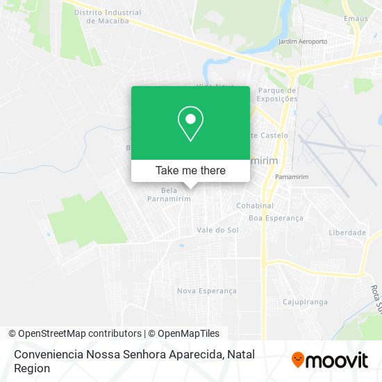 Conveniencia Nossa Senhora Aparecida map