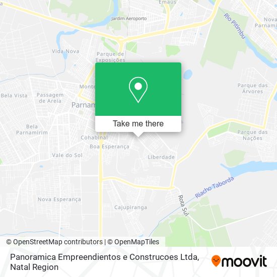 Panoramica Empreendientos e Construcoes Ltda map