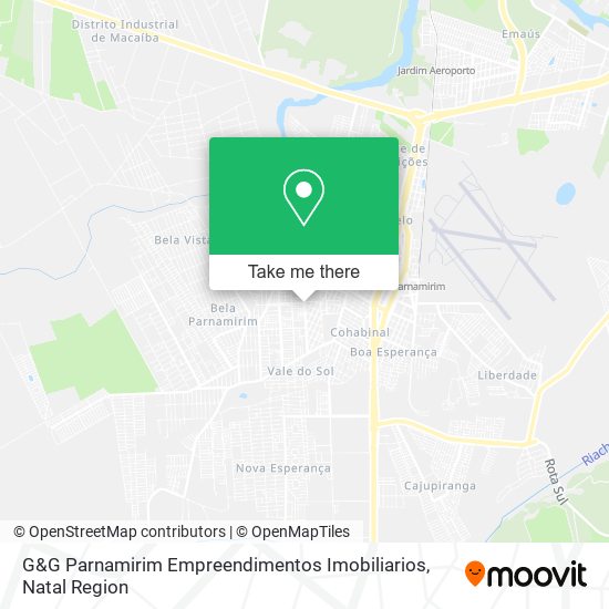 Mapa G&G Parnamirim Empreendimentos Imobiliarios