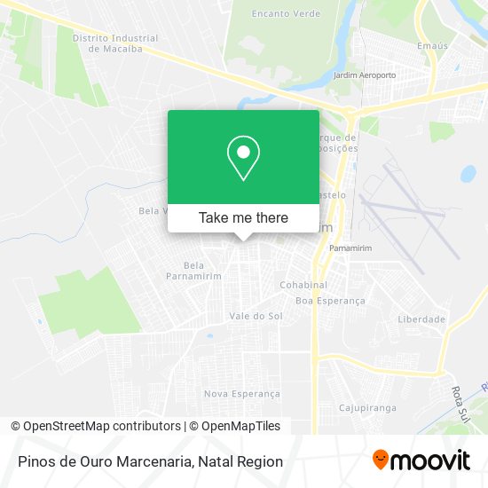 Pinos de Ouro Marcenaria map
