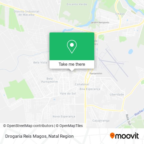 Drogaria Reis Magos map