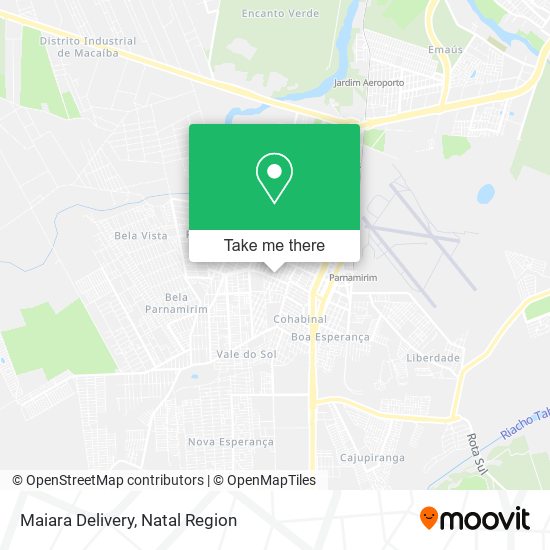 Maiara Delivery map