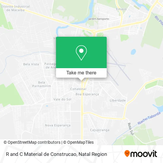 R and C Material de Construcao map
