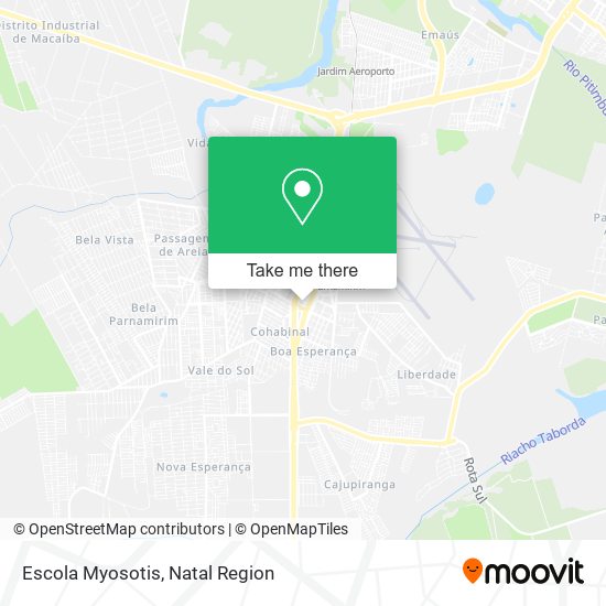 Escola Myosotis map