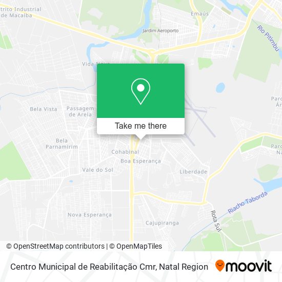 Centro Municipal de Reabilitação Cmr map