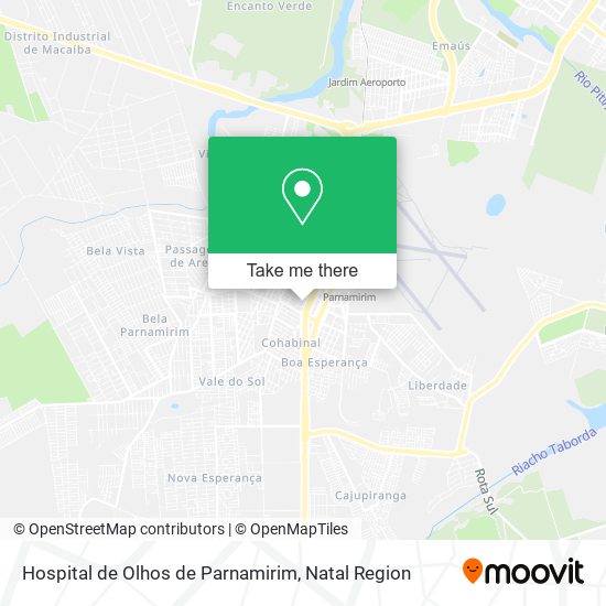 Hospital de Olhos de Parnamirim map