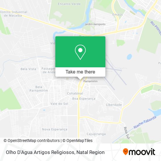 Olho D'Agua Artigos Religiosos map