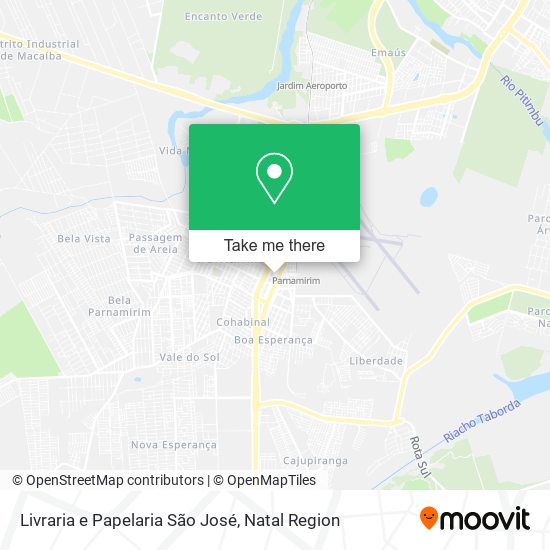 Mapa Livraria e Papelaria São José