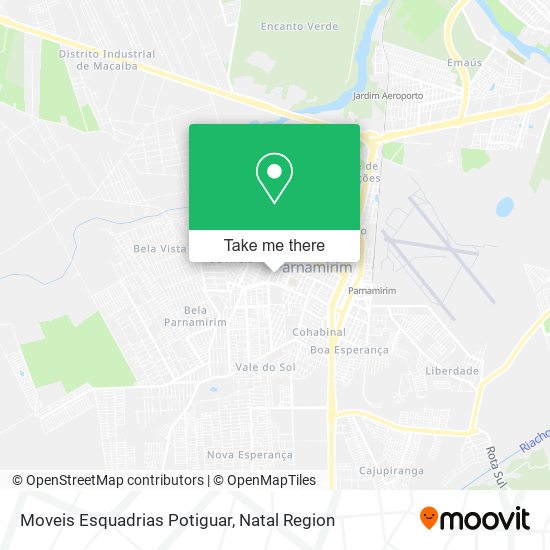 Moveis Esquadrias Potiguar map