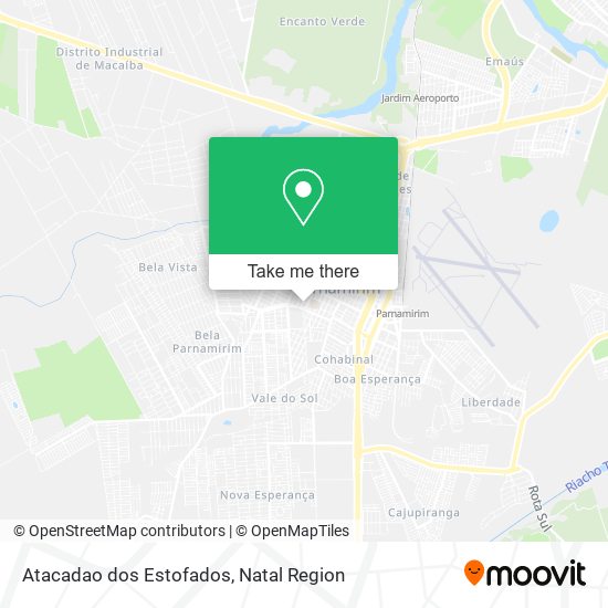 Atacadao dos Estofados map