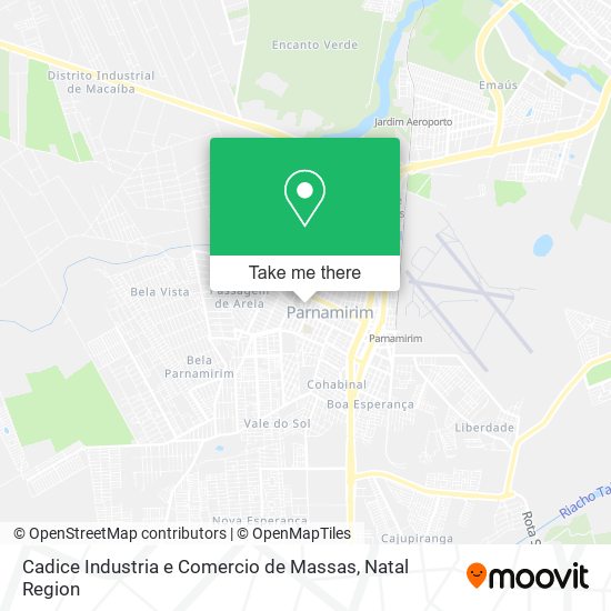 Cadice Industria e Comercio de Massas map